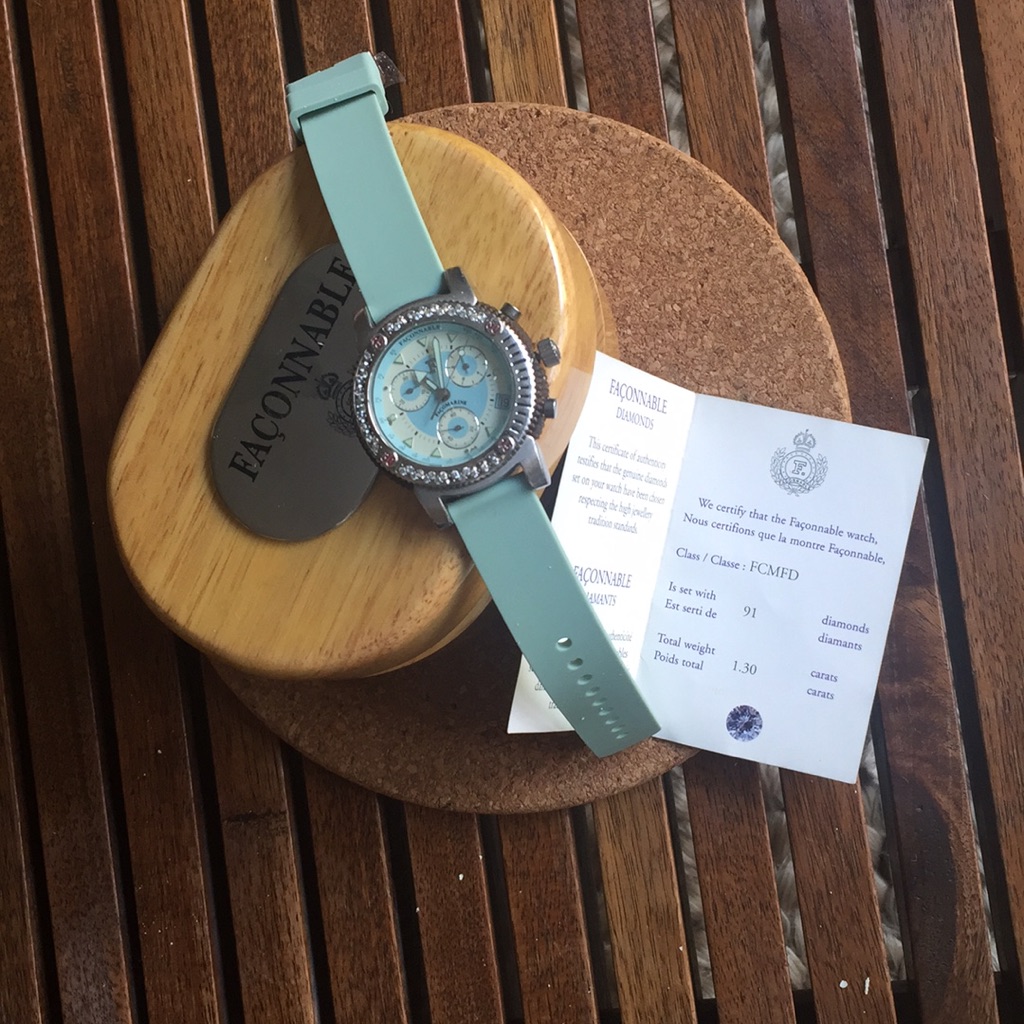 Faconnable Diamond Watch Faconnable Diamond Watch